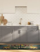 vidaXL Многоцветно кухненско килимче 60x180 см перящоо