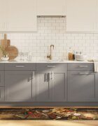 vidaXL Многоцветно кухненско килимче 60x180 см перящоо
