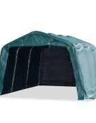 vidaXL Мобилен навес за животни PVC 550 г/м² 33x48 м тъмнозелен