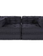 vidaXL Модулен диван 2 бр. Текстил Антрацит 140 x 70 x 56 см