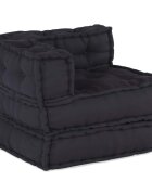 vidaXL Модулен диван Текстил Антрацит 210 x 70 x 56 см