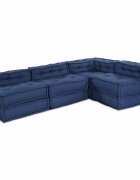 vidaXL Модулен диван Текстил Индийски 210 x 140 x 56 см