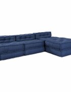 vidaXL Модулен диван Текстил Индийски 210 x 140 x 56 см