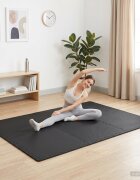 vidaXL Мокети 40 бр. Черно 144 м² EVA Пяна