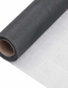 vidaXL Мрежа против насекоми фибростъкло 100x2000 см сива