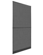 vidaXL Мрежа против насекоми с панта Антрацит и черен 100 x 215 cm