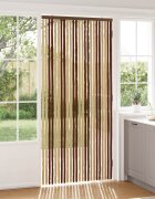 vidaXL Мрежа против насекоми Шенил Кафяв и бежов 100 x 220 cm 100% ПП
