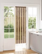 vidaXL Мрежа против насекоми Шенил Кафяв и бежов 56 x 185 cm 100% ПП