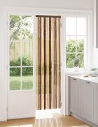 vidaXL Мрежа против насекоми Шенил Кафяв и бежов 56 x 200 cm 100% ПП