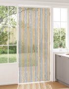 vidaXL Мрежа против насекоми Шенил Сив и бежов 100 x 230 cm 100% ПП