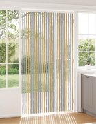 vidaXL Мрежа против насекоми Шенил Сив и бежов 118 x 220 cm 100% ПП