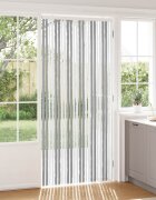 vidaXL Мрежа против насекоми Шенил Сив и бял 100 x 220 cm 100% ПП