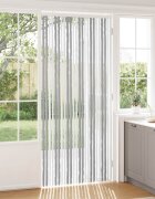 vidaXL Мрежа против насекоми Шенил Сив и бял 100 x 230 cm 100% ПП