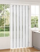 vidaXL Мрежа против насекоми Шенил Светлосив и бял 100 x 220 cm
