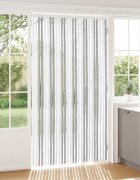 vidaXL Мрежа против насекоми Шенил Светлосив и бял 118 x 220 cm