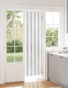 vidaXL Мрежа против насекоми Шенил Светлосив и бял 56 x 200 cm 100% ПП