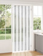 vidaXL Мрежа против насекоми Шенил Светлосив и бял 90 x 220 cm 100% ПП
