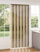 vidaXL Мрежа против насекоми Шенил Тъмен кафяв и бежов 100 x 220 cm