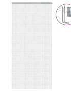 vidaXL Мрежа за врата с верижки 100x226 см алуминий