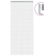 vidaXL Мрежа за врата с верижки 90x220 см алуминий
