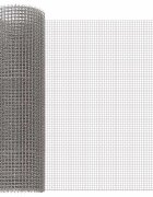 vidaXL Мрежест екран 40 x 1000 см 3 Mesh Неръждаема стомана 201