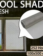 vidaXL Мрежести огради 100 x 500 cm Mesh Неръждаема стомана 201