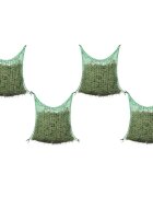 vidaXL Мрежи за сено 4 бр квадратни 09x1 м PP