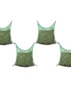vidaXL Мрежи за сено 4 бр квадратни 09x15 м PP
