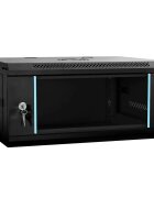 vidaXL Мрежов кабинет със съхранение Черно 60 x 35 x 28 см Стомана