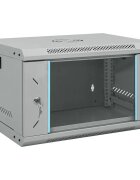 vidaXL Мрежов кабинет със съхранение Сив 53 x 45 x 30 см Стомана