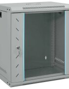 vidaXL Мрежов кабинет със съхранение Сив 53 x 45 x 60 см Стомана