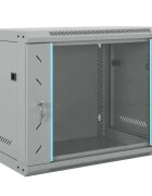 vidaXL Мрежов кабинет със съхранение Сив 60 x 45 x 50 см Стомана