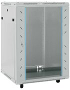 vidaXL Мрежов кабинет със съхранение Сиво 60 x 60 x 80 см Стомана