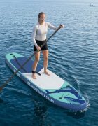 vidaXL Надуваема сърф дъска HYDROS 305 x 76 x 15 cm Тюркоаз за