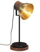 vidaXL Настолна лампа 25 W античен месинг 17x17x50 см E27