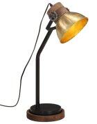vidaXL Настолна лампа 25 W античен месинг 18x18x60 см E27