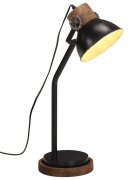 vidaXL Настолна лампа 25 W черна 18x18x60 см E27