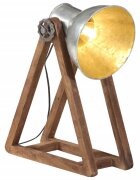 vidaXL Настолна лампа 25 W винтидж сребриста 30x17x40 см E27
