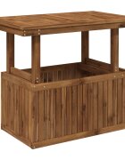 vidaXL Натурално 90 x 55 x 75/445 см