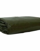 vidaXL Найлон 650g / m² Маслиненозелено 3 x 3 m Канва с PVC покритие