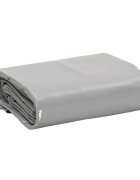 vidaXL Найлон 650g / m² Сиво 1 x 25 m Канва с PVC покритие