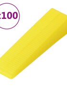 vidaXL Нивелиращи клинове за плочки 100 бр
