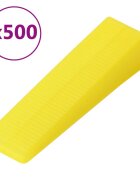 vidaXL Нивелиращи клинове за плочки 500 бр