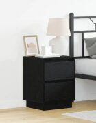 vidaXL Нощен шкаф 2 бр. Черния дъб 39 x 345 x 50 см