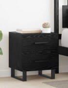 vidaXL Нощен шкаф 2 бр. Черния дъб 40 x 35 x 475 см