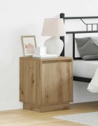 vidaXL Нощен шкаф 2 бр. Дъб 39 x 345 x 50 см Инженерна дървесина