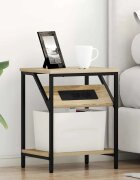 vidaXL Нощен шкаф 2 бр. Сонома дъб 38 x 30 x 48 см Инженерна дървесина