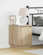 vidaXL Нощен шкаф 2 бр. Сонома дъб 39 x 345 x 50 см