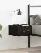 vidaXL Нощен шкаф 35 x 35 x 20 см Инженерна дървесина Черния дъб