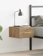 vidaXL Нощен шкаф 35 x 35 x 20 см Инженерна дървесина Дъб